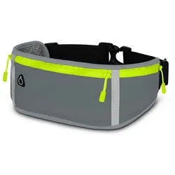 ONEFLOW Laufgürtel für Asus ROG Phone 6 Pro Lauftasche ActivePro Belt Grau Sport Handytasche zum Joggen Damen Herren Bauchtasche Handy Running grau Für Asus ROG Phone 6 Pro