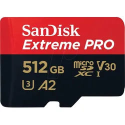 SDSQXCD512GGN6MA - MicroSDXC-Speicherkarte, 512GB