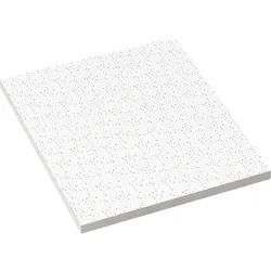 10er-Set Mineralfaserplatte | Weiß | 60x60cm | Rasterdeckenplatten