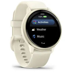 GARMIN Vivoactive 6 Smartwatch bone, lunargold