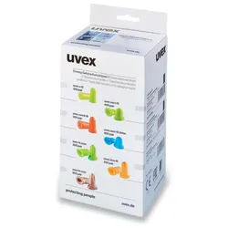 uvex xtra-fit Gehörschutzstöpsel orange SNR 36 dB Größe L - Inhalt: 200 Paar lose im Nachfüllbox orange L - 2112061 - orange