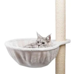 TRIXIE Kratzbaum-Liegemulde Kuschelsack XXL für Kratzbäume, extra-strong - lichtgrau - ø 45 cm grau
