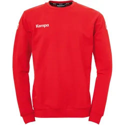 Trainingsshirt KEMPA "Sweatshirt TRAINING TOP Kids", Mädchen, Gr. 140, rot, Obermaterial: 80% Baumwolle CO. 20% Polyester PES., Shirts