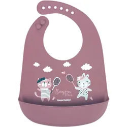 Canpol babies Bonjour Paris Bibs Lätzchen Pink 1 St.