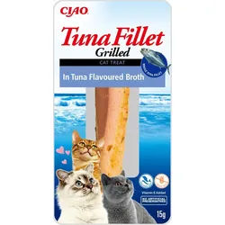 INABA Thunfischfilet für Katzen - Thunfisch in Thunfischbrühe 15g