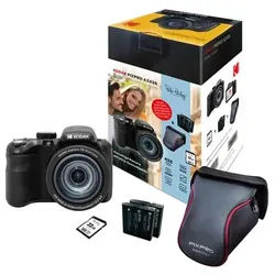 Kodak AZ426 Kit + Tasche +2. Akkus + 32GB SD Karte schwarz Special Edition