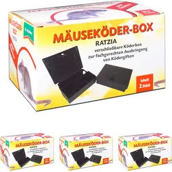 Silberkraft Ratzia Mäuseköder-Box 8 St