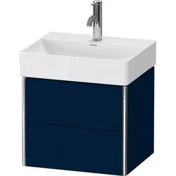 Duravit XSquare Waschtischunterbau wandhängend Nachtblau Seidenmatt 484x390x397 mm - XS430509898 XS430509898