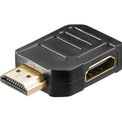 GOOBAY 65750 - Adapter, HDMI Stecker auf Buchse, 8K 60 Hz, 270° horizontal