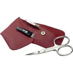 ERBE Erbe Manicure-EtuisTaschen-Etui, 3-tlg. Siena Rot 1 Stk.