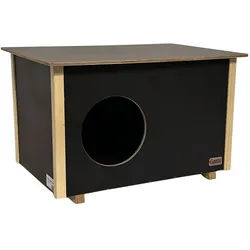 ELMATO Katzenzelt Elmato 10723 Outdoor Katzenhaus Hütte wetterfest, 60x40x40cm