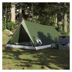 furnicato Faltzelt Campingzelt Olivgrün 212 x 132 x 90 cm wasserdicht und leicht, (1 tlg) grün