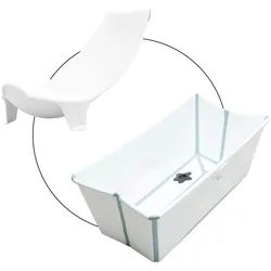 Stokke® FLEXIBATH Bundle Badewanne inkl. Badewannensitz Newborn Support, weiss