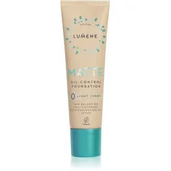 Lumene Matte Oil-Control mattierendes Make-up SPF 20 Farbton 0 Light Ivory 30 ml