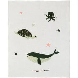 Avelia Schmusedecke , Multicolor , Textil , Struktur , 80x100 cm , Gots , pflegeleicht , Schlafen, Babytextil-Kollektionen