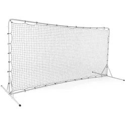 Costway Fubballtor Weiß , Metall , 151x183x373 cm , Spielzeug, Sonstiges Spielzeug