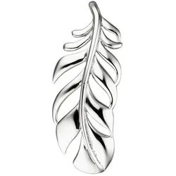 JOBO Kettenanhänger Anhänger Feder, 925 Silber silberfarben