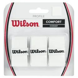 Wilson Griffband Profile Overgrip 3 Pack weiß
