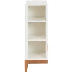 Jimmylee Babyunterstellregal , Weiß, Eichefarben , Holzwerkstoff , Eiche , massiv , 28x82x37 cm , Baby & Kindermöbel, Babyzimmer, Baby- & Kinderregale