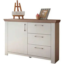 Xxxl Wickelkommode , Eichefarben , Metall , 1 Fächer , 3 Schubladen , 117x92-99x44-71 cm , Baby & Kindermöbel, Babyzimmer, Wickelkommoden & Zubehör, Wickelkommoden