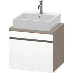 Duravit DuraStyle Konsolenwaschtischunterbau wandhängend Weiß & Basalt Matt 600x478x512 mm - DS53000 DS530001843