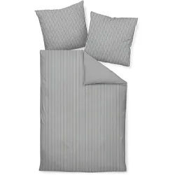 Bettwäsche Mako-Satin (200x200 cm, mit 2 Kissen) - 200x200 cm, mit 2 Kissen