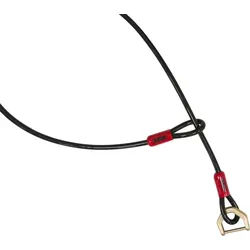 ABUS Cobra Stahlkabel, schwarz, Größe 140 cm für Männer