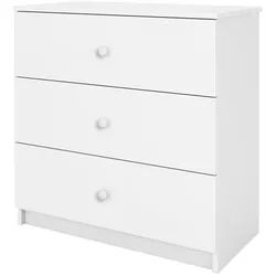 Raumhirsch Furniture Kommode Babydreams ohne Muster 81/81/41 , Weiß , Holzwerkstoff , Rechteckig , 81x81x41 cm , Babymöbel & Kindermöbel, Babyzimmer, Babyregale & Kinderregale