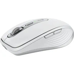 Logitech MX Anywhere 3S, Kabellos Bluetooth, Kompatibel mit Logi Bolt-Empfänger, 8K DPI-Sensor, Pale Grey