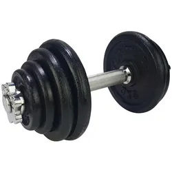 Hantelset , Schwarz , Metall , 8-teilig , 17.4x17.4x35 cm , Freizeit & Co, Sport & Fitness, Krafttraining, Hanteln