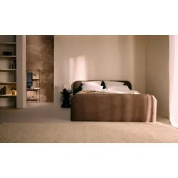 LeGer Home by Lena Gercke Polsterbett Cleomi mit Bettkasten 140x200 180x200 200x200cm, erhältlich in H2, H3 & H4 und in verschiedenen Farben braun 242 cm x 224 cm x 96 cm