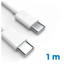 Justcom Nokia 7 Plus USB-Kabel, USB-C, USB-C (100 cm), Schnellladekabel, Datenkabel, Handy, Tablet weiß