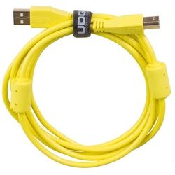 UDG Spielzeug-Musikinstrument, Ultimate Audio Cable USB 2.0 A-B Yellow Straight 1m (U95001YL) - Kabel