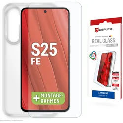 DISPLEX Glas + Schutzhülle für Samsung Galaxy S25 FE