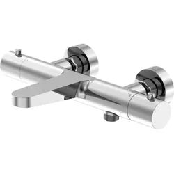 Steinberg Serie 340 Wannen-Thermostat 3403100BG Aufputz, 1/2", mit Umsteller, Ausladung 194mm, Brushed Gold