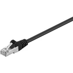 Goobay CAT 5e Patchkabel, F/UTP, Schwarz