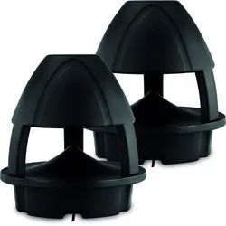 Pronomic HLS-560BT BK 360° Outdoor-Lautsprecher mit Bluetooth Schwarz 2x Set