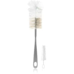 BabyOno Bottle Brush Bottle Brush Bürste zur Reinigung von Flaschen und Saugern Grey 2 St.