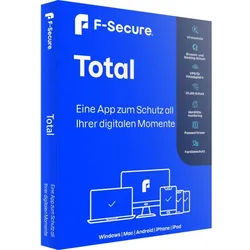 F-Secure Total Security & VPN 2026 | 3 Geräte / 2 Jahre | Produktschlüssel + Download