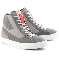 Alpinestars Stated, Schuhe - Hellgrau/Neon-Rot/Weiß - 13