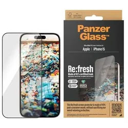 Re:fresh Screen Protector iPhone 15 | Ultra-Wide Fit w. EasyAligner