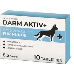 Nature Animal® Darm Aktiv + | Futterzusatzmittel für Hunde Presslinge 8,5 g