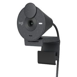 Logitech Brio 300 Full HD USB-C Webcam, Graphite