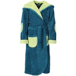 Vossen Kinderbademantel , Grün , Textil , Uni , Gr. 122/128 , unisex , Made in Austria, Oeko-Tex® Standard 100, Fkt, ISO 9001 , hochwertige Qualität , Heimtextilien, Badtextilien, Bademäntel, Bademäntel Kinder