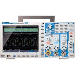 PEAKTECH 1355 - Digital-Speicher-Oszilloskop, 60 MHz, 2 Kanäle, Touchscreen