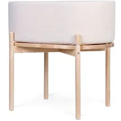 Childhome Stubenwagen , Birkefarben, Weiß , Holz, Kunststoff , Birke , 81x79x49 cm , Babymöbel & Kindermöbel, Babyzimmer, Babybetten, Stubenwagen & Babywiegen