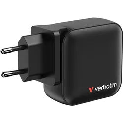 VERBATIM Mini GaN Netzladegerät 100W 4 Anschlüsse US/EU/UK ADP