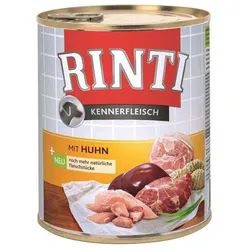 Rinti Kennerfleisch Huhn Nassfutter für Hunde - Huhn 800g