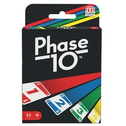 Mattel Games Phase 10, Kartenspiel, Gesellschaftsspiel, Familienspiel, Kinderspiel