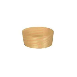Papstar Pure Fingerfood-Schalen Holz, rund, Kiefernholz-Schalen für Fingerfood-Spezialitäten, 1 Packung = 50 Stück, Ø 5 cm